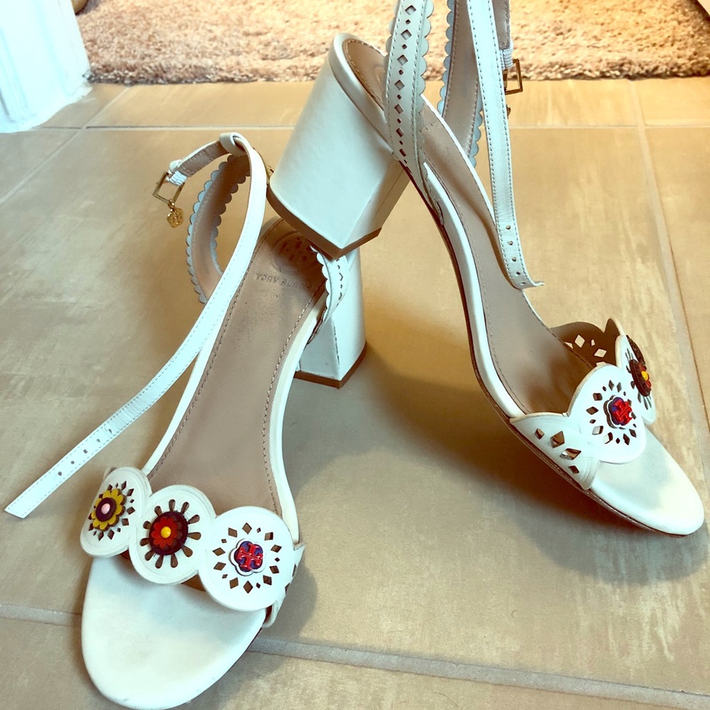 Tory Burch sandals.